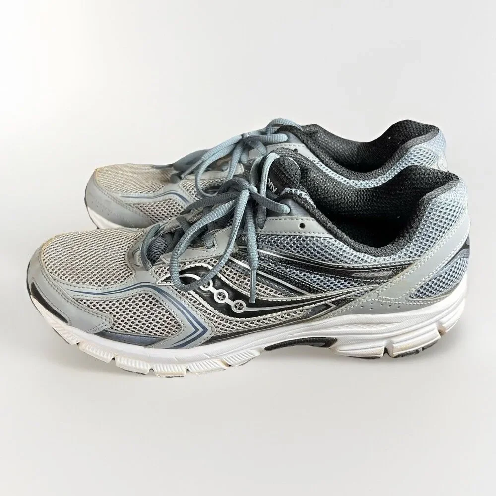 Saucony Cohesion 9 XT-600‎ Gray/Black Athletic Running Shoes - Men’s 11